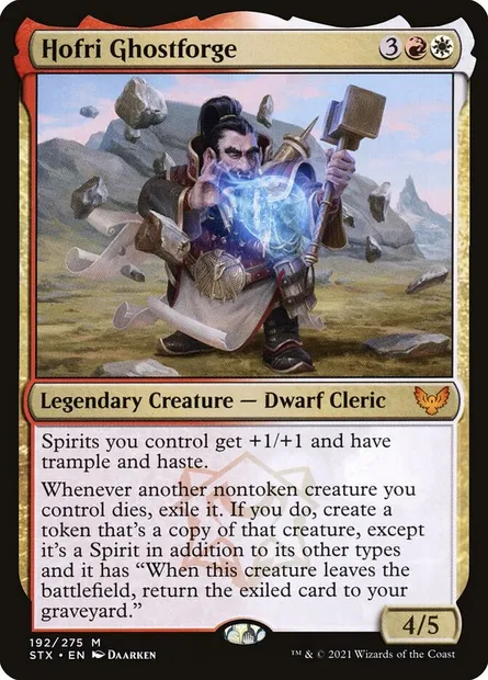 Hofri Ghostforge, Magic card STX 192 — Strixhaven: School of Mages set