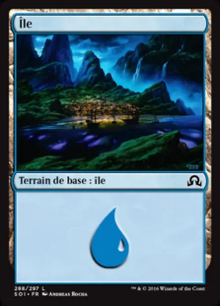 Île, carte Magic SOI 288 — extension Ténèbres sur Innistrad