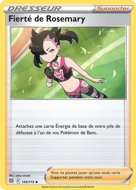 Fierté de Rosemary, carte Pokémon BRS 145 — extension Stars Étincelantes