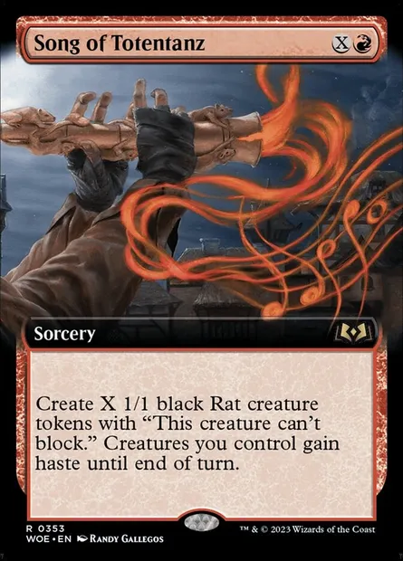Song of Totentanz, Magic card WOE 353 — Wilds of Eldraine set