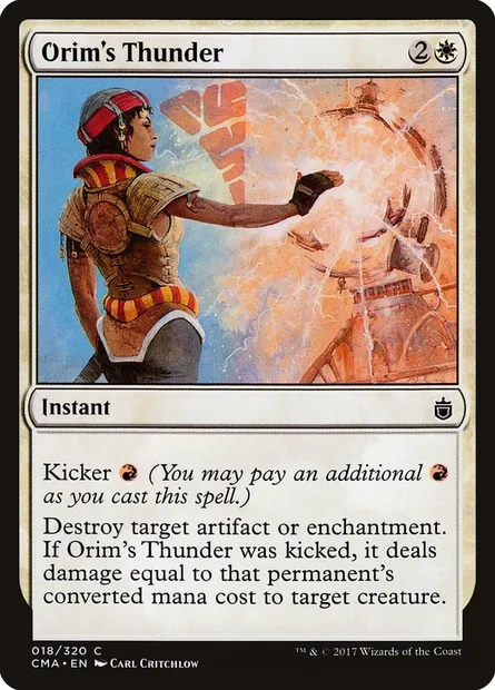 Orim's Thunder, Magic card CMA 18 — Commander Anthology set