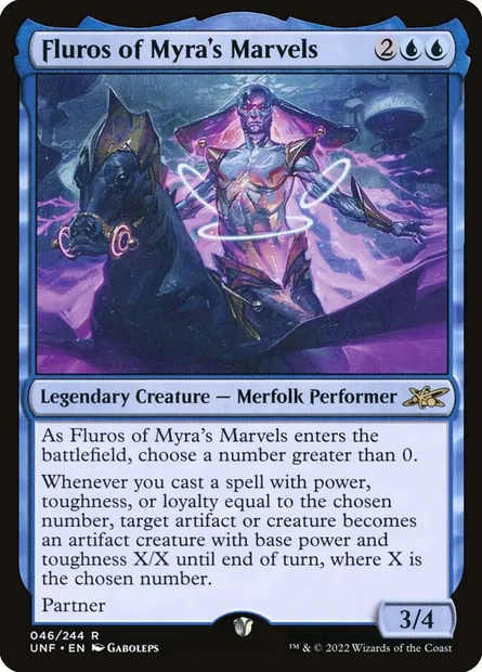 Fluros of Myra's Marvels, Magic card UNF 46 — Unfinity set
