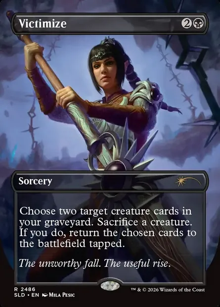 Victimize, Magic card SLD 2486 — Secret Lair Drop set