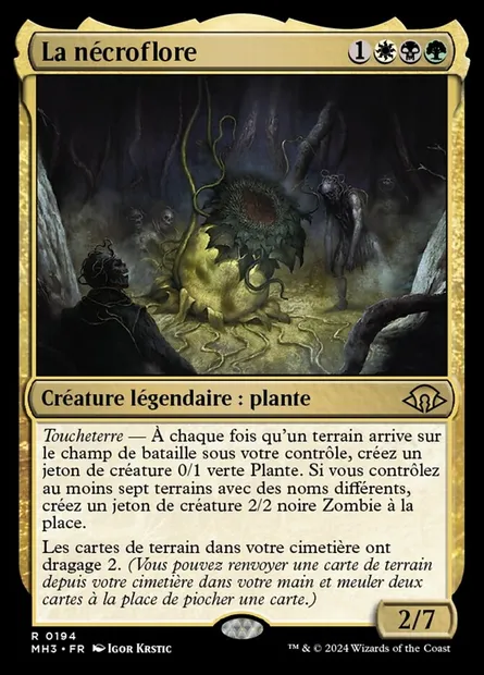 La nécroflore, carte Magic MH3 194 — extension Modern Horizons 3