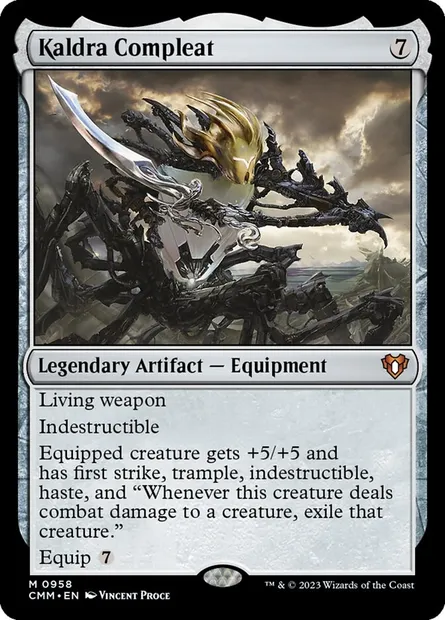 Kaldra Compleat, Magic card CMM 958 — Commander Masters set