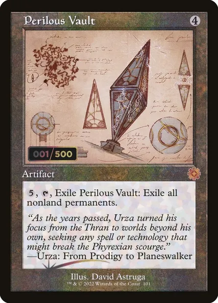 Perilous Vault, Magic card BRR 101z — The Brothers' War Retro Artifacts set