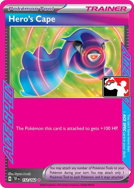 Cape Héroïque, carte Pokémon PPS 152-2 — extension Play! Pokémon Prize Pack Series