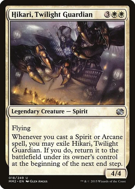 Hikari, Twilight Guardian, Magic card MM2 18 — Modern Masters 2015 set