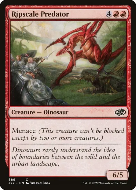 Ripscale Predator, Magic card J22 589 — Jumpstart 2022 set
