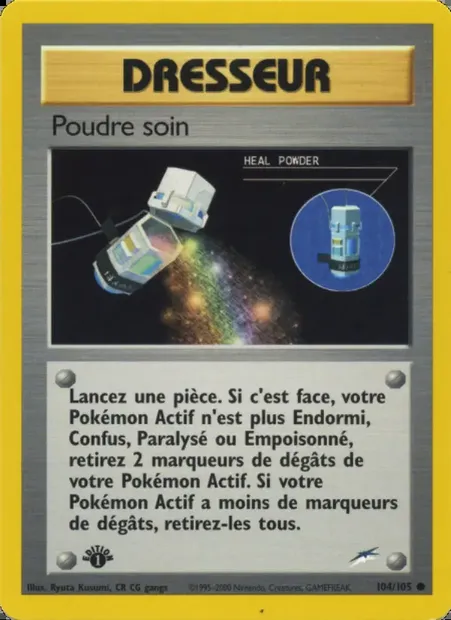 Poudre soin, carte Pokémon NDE 104 — extension Neo Destiny