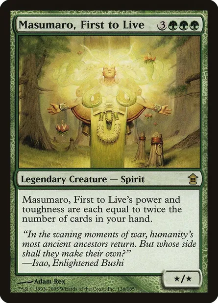 Masumaro, First to Live, Magic card SOK 136 — Saviors of Kamigawa set
