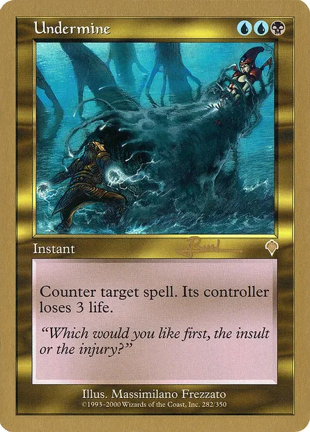 Sape, carte Magic WC01 ar282 — extension World Championship Decks 2001