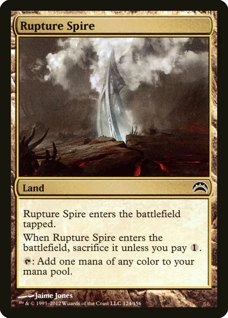Rupture Spire, Magic card PC2 124 — Planechase 2012 set