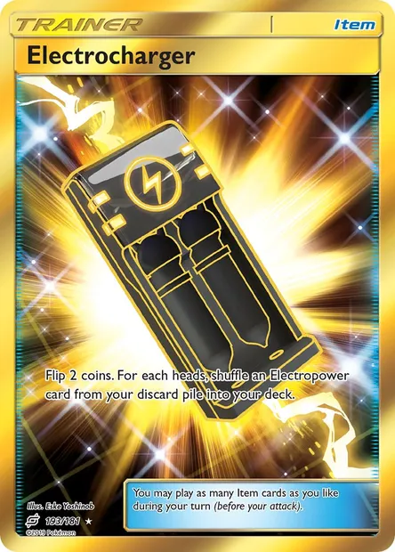 Electrocharger, Pokémon card TEU 193 — Team Up set