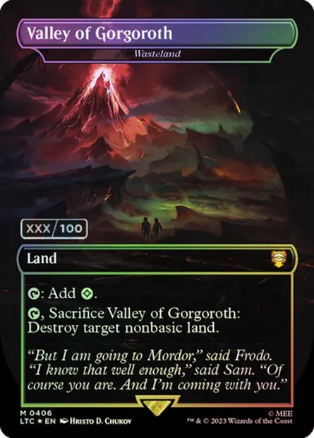 Wasteland, Magic card LTC 406z — Tales of Middle-earth Commander set