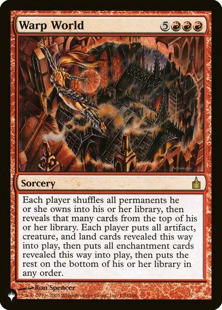 Warp World, Magic card PLST RAV-150 — The List set