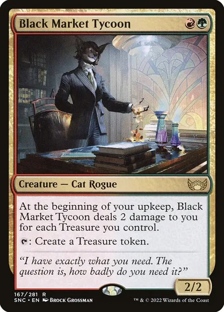 Black Market Tycoon, Magic card SNC 167 — Streets of New Capenna set