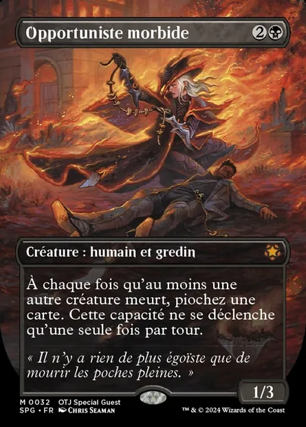 Opportuniste morbide, carte Magic SPG 32 — extension Special Guests
