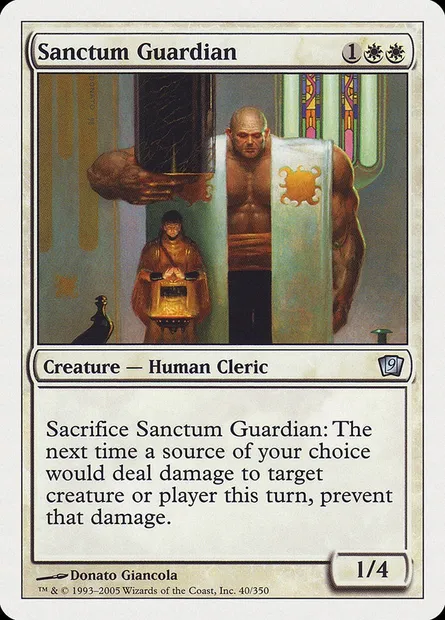 Sanctum Guardian, Magic card 9ED 40 — Ninth Edition set