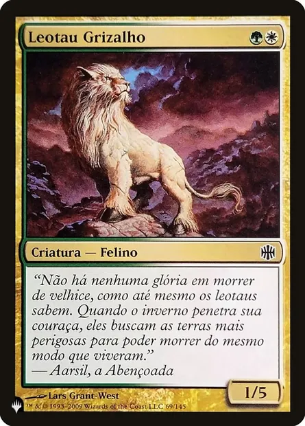 Grizzled Leotau, Magic card PLST ARB-69 — The List set