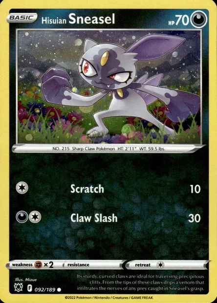 Farfuret de Hisui, carte Pokémon TDX 092-2 — extension Theme Deck & Blisters Exclusives