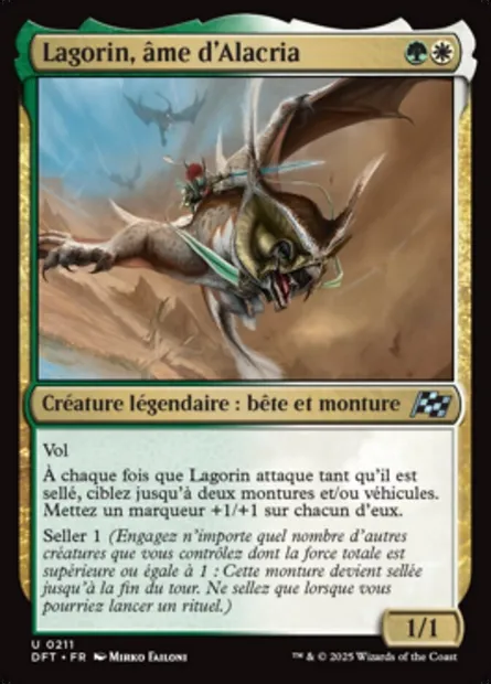 Lagorin, âme d'Alacria, carte Magic DFT 211 — extension Aetherdrift