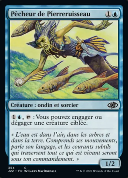 Pêcheur de Pierreruisseau, carte Magic J22 354 — extension Jumpstart 2022