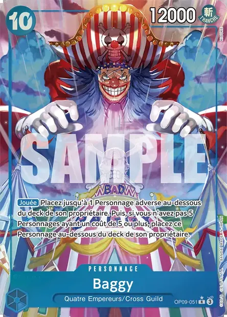 Baggy, carte One Piece OP09-051 — extension LES NOUVEAUX EMPEREURS