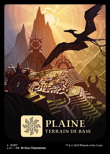 Plaine, carte Magic LCI 287 — extension The Lost Caverns of Ixalan
