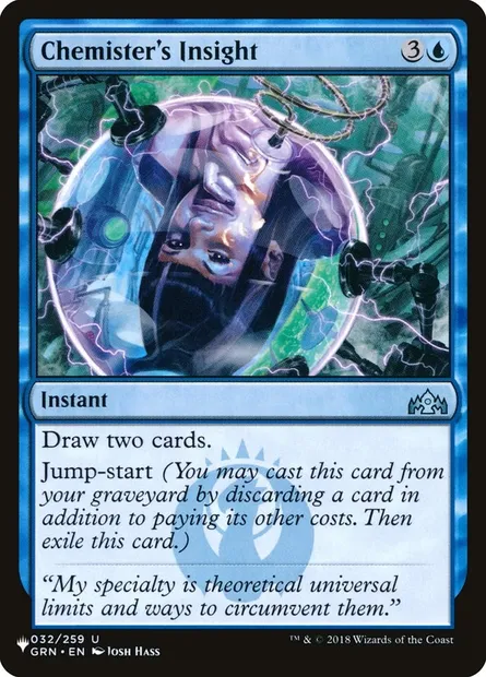 Perspicacité du chimiste, carte Magic PLST GRN-32 — extension The List