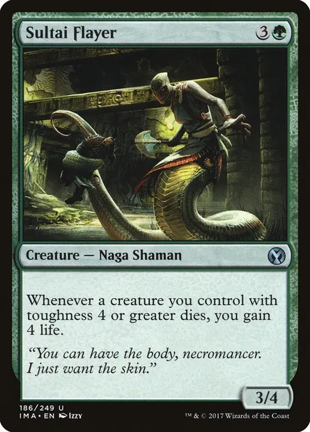 Écorcheuse sultaï, carte Magic IMA 186 — extension Iconic Masters