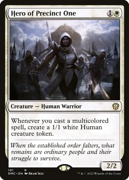 Hero of Precinct One, Magic card DMC 101 — Dominaria United Commander set
