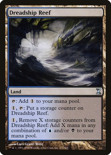 Dreadship Reef, Magic card TSP 271 — Time Spiral set