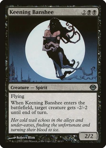 Keening Banshee, Magic card DDD 44 — Duel Decks: Garruk vs. Liliana set