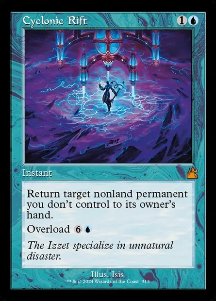 Cyclonic Rift, Magic card RVR 313 — Ravnica Remastered set