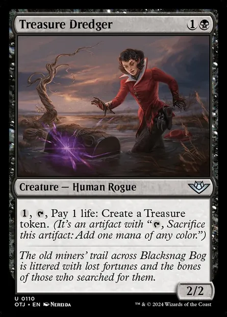 Treasure Dredger, Magic card OTJ 110 — Outlaws of Thunder Junction set