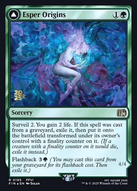 Esper Origins // Summon: Esper Maduin, carte Magic PFIN 185s — extension Final Fantasy Promos