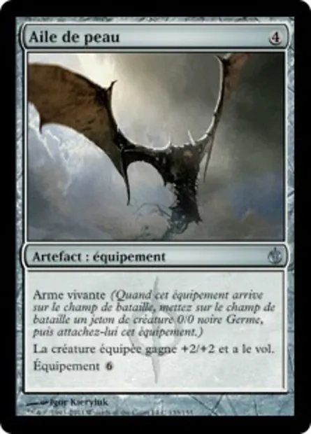 Aile de peau, carte Magic MBS 133 — extension Mirrodin assiégé