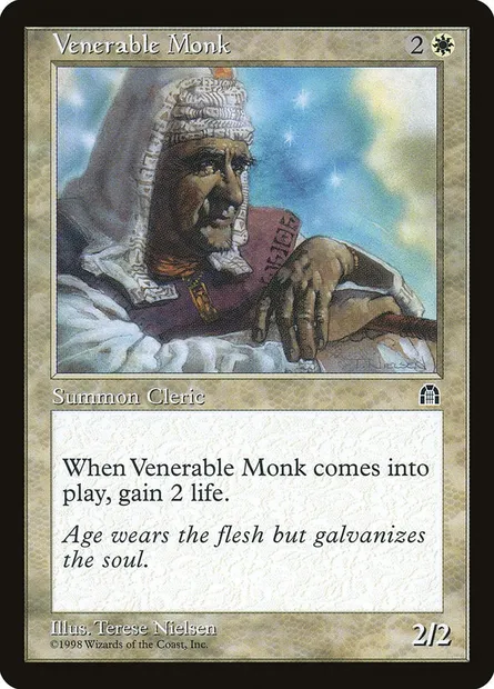 Venerable Monk, Magic card STH 21 — Stronghold set