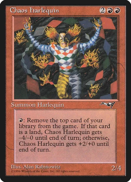 Chaos Harlequin, Magic card ALL 69 — Alliances set