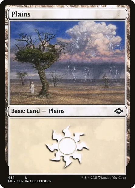 Plains, Magic card MH2 481 — Modern Horizons 2 set