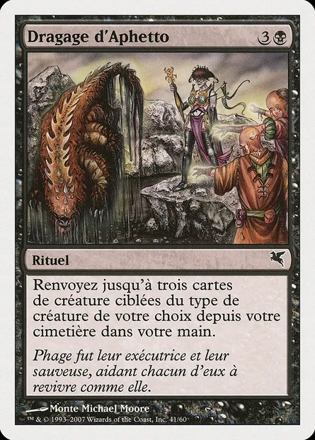 Dragage d'Aphetto, carte Magic PSAL D41 — extension Salvat 2005