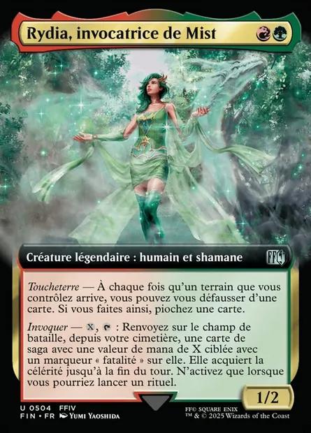 Rydia, invocatrice de Mist, carte Magic FIN 504 — extension Final Fantasy