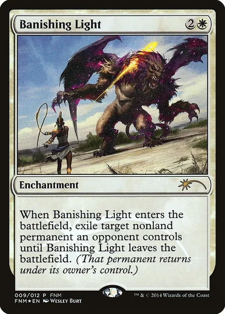 Banishing Light, Magic card F14 9 — Friday Night Magic 2014 set