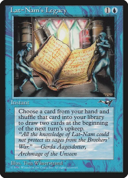 Legs de Lat-Nam, carte Magic ALL 30b — extension Alliances