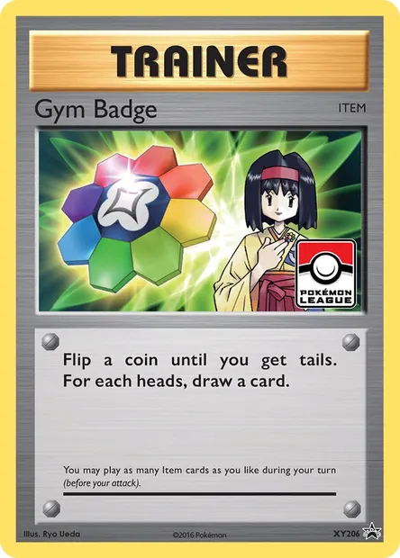 Gym Badge, Pokémon card XY 206 — XY Black Star Promos set