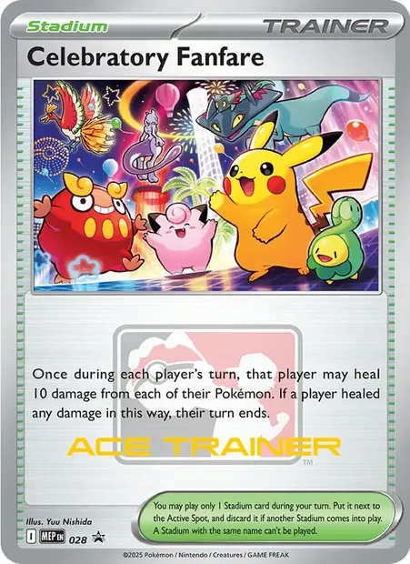 Celebratory Fanfare, Pokémon card MEP 028 — MEP Black Star Promos set