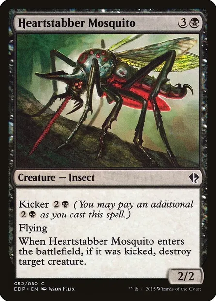 Heartstabber Mosquito, Magic card DDP 52 — Duel Decks: Zendikar vs. Eldrazi set
