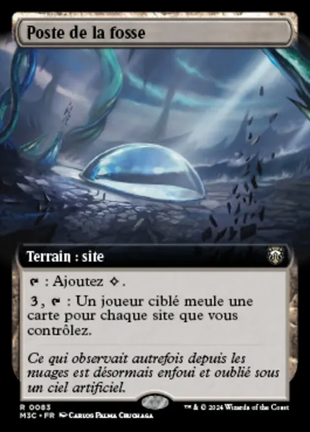 Poste de la fosse, carte Magic M3C 83 — extension Modern Horizons 3 Commander