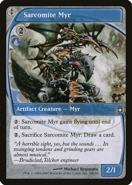 Sarcomite Myr, Magic card FUT 56 — Future Sight set